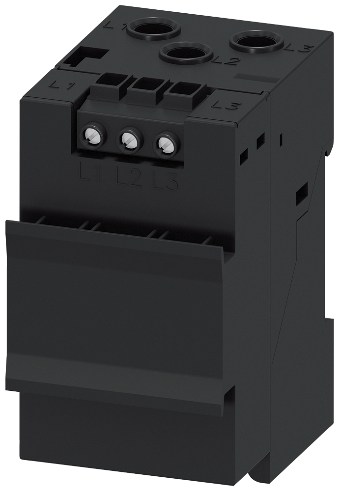 SIEMENS 3UF71101AA010 Current/voltage measuring module V2, 0.3-4 A, width 45 mm, straight-through transformer