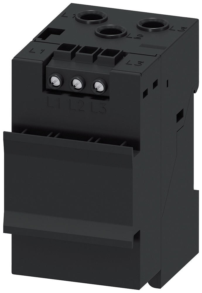 SIEMENS 3UF71111AA010 Current/voltage measuring module V2, 3-40 A, width 45 mm, straight-through transformer