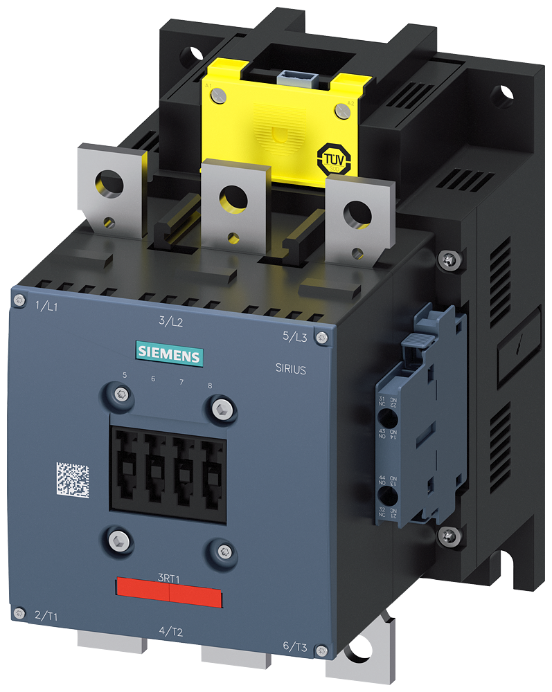SIEMENS 3RT1466-6SF36-3PA0 Contactor, AC-1, 400 A/690 V/40 °C, 3-pole, 96-127 V AC/DC, F-PLC-IN, 2 NO+2 NC