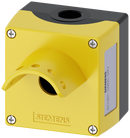 SIEMENS 3SU1851-0AA00-0AF2 Enclosure for command devices, 22 mm, round, metal, yellow, 1 command point