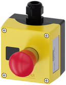 SIEMENS 3SU1851-0NB10-4GB2 AS-Interface enclosure for command devices, 22 mm, metal, yellow