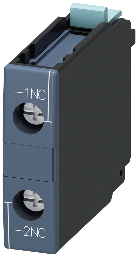 SIEMENS 3RH1921-1CA01 Auxiliary switch 1 NC, EN50005 for motor contactors, 1pol.