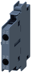 SIEMENS 3RH1921-1KA20 Auxiliary switch 2 NO, EN50005, 10 mm, Sz. S3-S12 for motor contactors, 2-pole