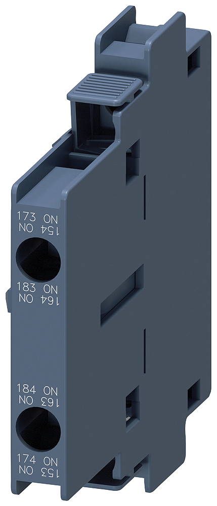 SIEMENS 3RH1921-1KA20 Auxiliary switch 2 NO, EN50005, 10 mm, Sz. S3-S12 for motor contactors, 2-pole