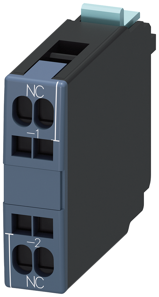 SIEMENS 3RH1921-2CA01 Auxiliary switch 1 NC, EN50005, cage clamp connection for motor contactors, 1-pole