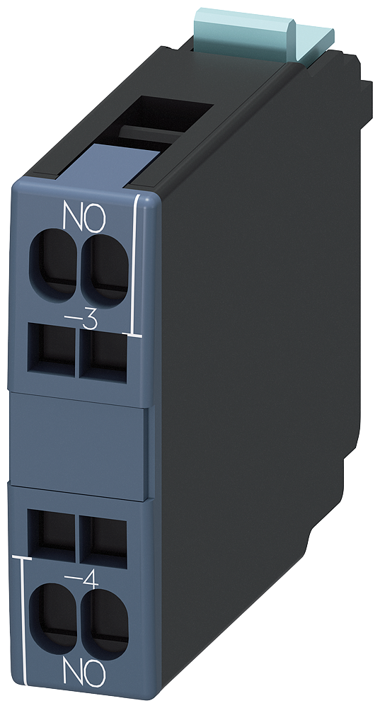 SIEMENS 3RH1921-2CA10 Auxiliary switch 1 NO, EN50005, cage clamp connection for motor contactors, 1-pole