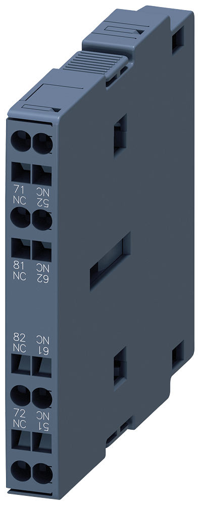 SIEMENS 3RH1921-2EA02 Auxiliary switch 2 NC, EN50005, 10 mm, cage clamp, Sz. S0-S12
