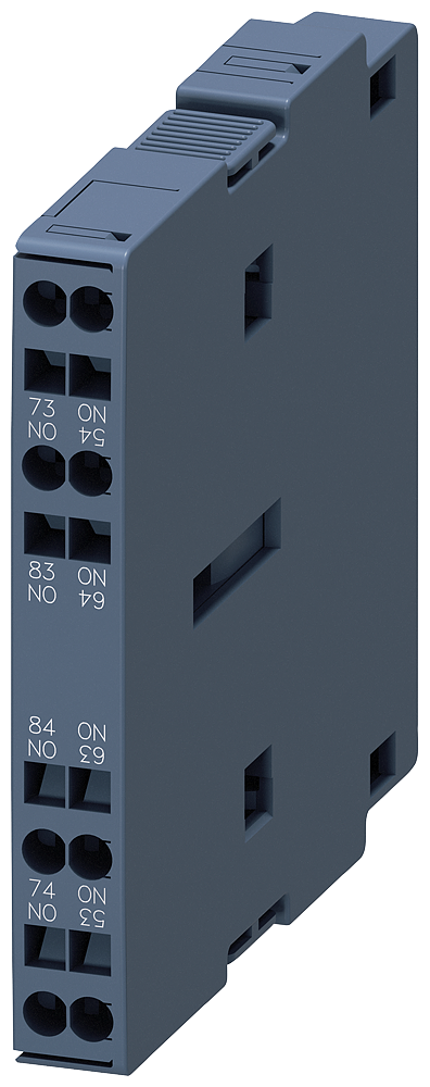 SIEMENS 3RH1921-2EA20 Auxiliary switch 2 NO, EN50005, 10 mm, Sz. S0-S12 for motor contactors, 2-pole