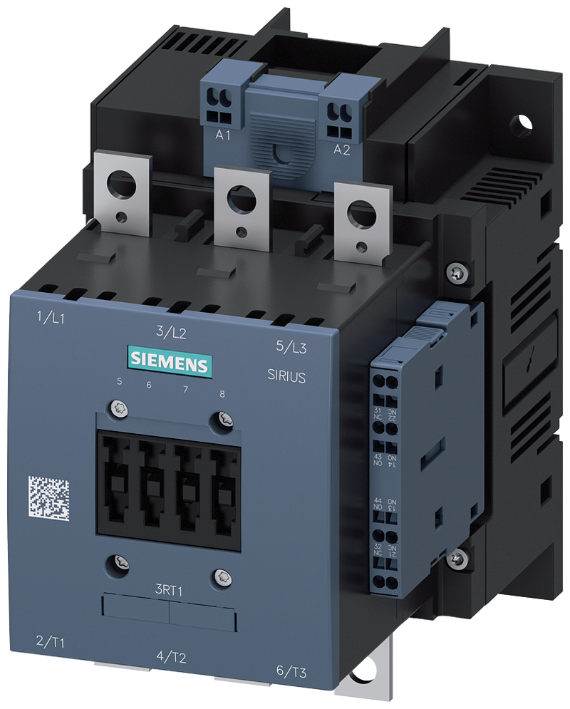 SIEMENS 3RT1456-2AP36 Contactor, AC-1, 275 A/690 V/40 °C, 3-pole, 220-240 V AC/DC, 2 NO+2 NC