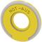 SIEMENS 3SU1901-0BD31-0AS0 Backing plate round for emergency stop mushroom pushbutton, yellow, illuminated