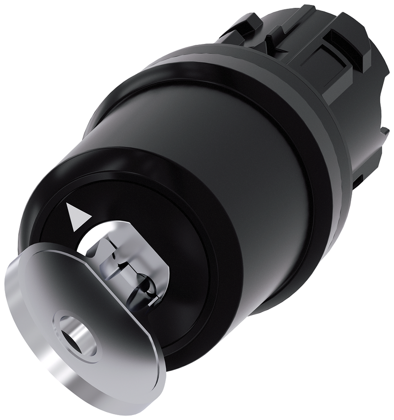 SIEMENS 3SU1000-5JF01-0AA0 Key-operated switch Siemens, with monitoring, 22 mm, round, plastic, removal O