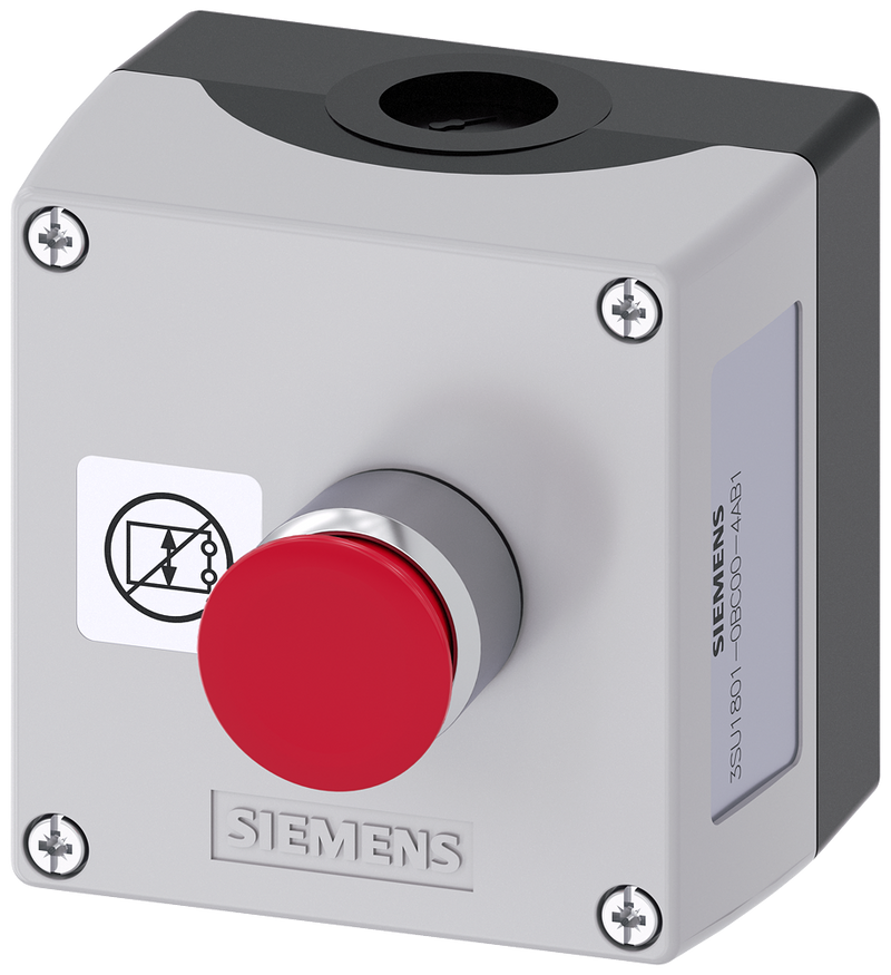 SIEMENS 3SU1801-0BC00-4AB1 Enclosure for command devices, 22 mm, round