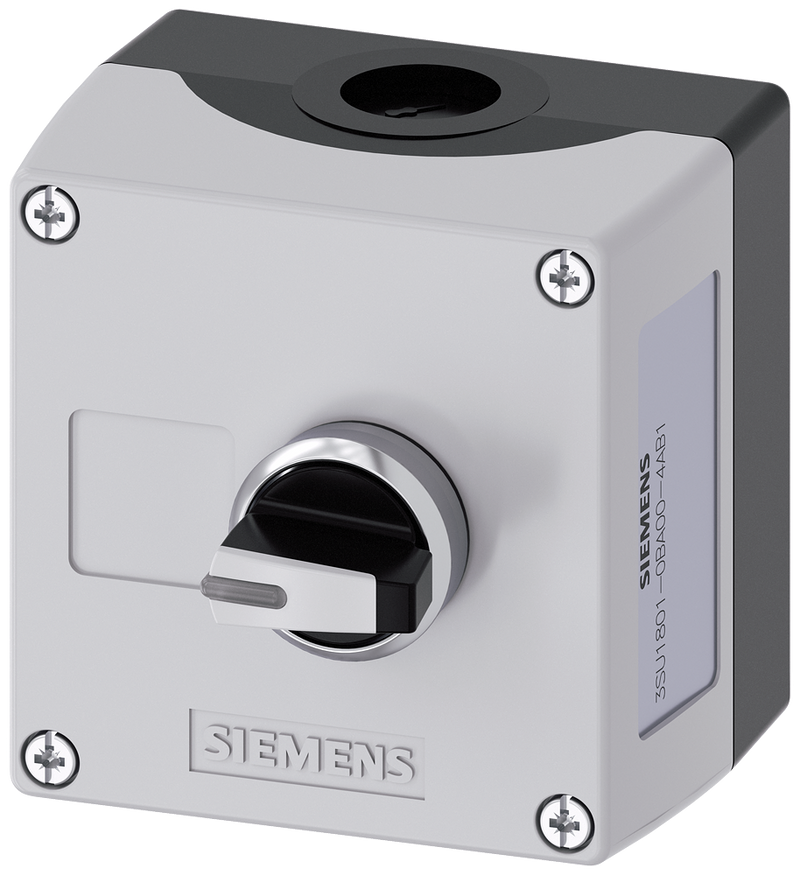 SIEMENS 3SU1801-0BA00-4AB1 Enclosure for command devices, 22 mm, round