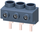 SIEMENS 3RV1915-5A 3-phase feed-in terminal for 3-ph. busbars for S0 and S00, connection from above