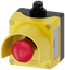 SIEMENS 3SU1801-0NB10-4HC2 AS-Interface enclosure for command devices, 22 mm, plastic, yellow, protective collar