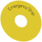 SIEMENS 3SU1900-0BB31-0DA0 Backing plate for NOT-HALT yellow with inscription: EMERGENCY STOP