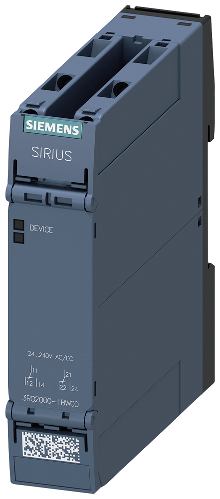 SIEMENS 3RQ2000-1BW00 Coupling relay in industrial enclosure, 2 CO, 24-240 V AC/DC, screw terminal