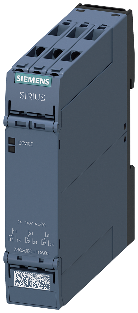 SIEMENS 3RQ2000-1CW00 Coupling relay in industrial enclosure, 3 CO, 24-240 V AC/DC, screw terminal