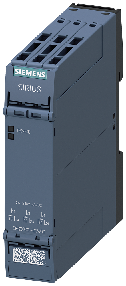 SIEMENS 3RQ2000-2CW00 Coupling relay in industrial enclosure, 3W, 24-240 V AC/DC, spring-type terminal