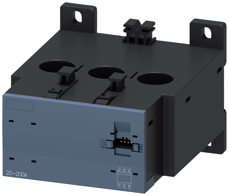 SIEMENS 3RB2956-2TG2 Current transformer 20-200 A for 3RB22/23/24 S6 contactor mounting/stand-alone installation