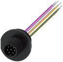 SIEMENS 3SX5100-1SS08 Accessory for 3SE5 position switch, connector plug plastic, M12, 8-pole