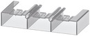 SIEMENS 3RT1956-4EA3 Terminal cover for busbar connections between contactor and overload relay S6