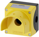 SIEMENS 3SU1851-0AA00-0AJ2 Enclosure for command devices, 22 mm, round, metal, yellow, 1 command point
