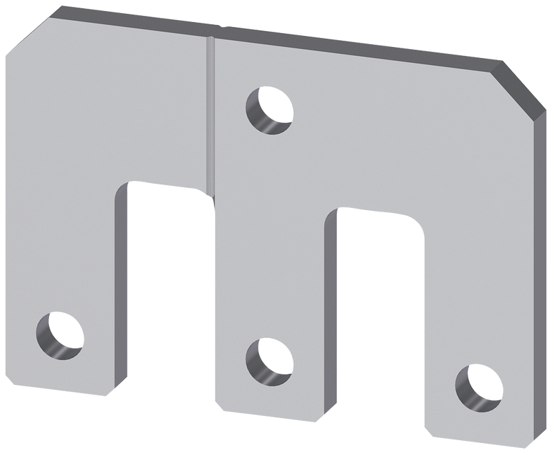SIEMENS 3RT1966-4BA31 Parallel connector 3-pole with through hole for contactors S10/S12