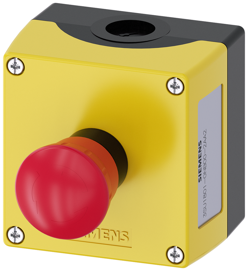 SIEMENS 3SU1801-0NB00-2AA2 Enclosure for command devices, 22 mm, round