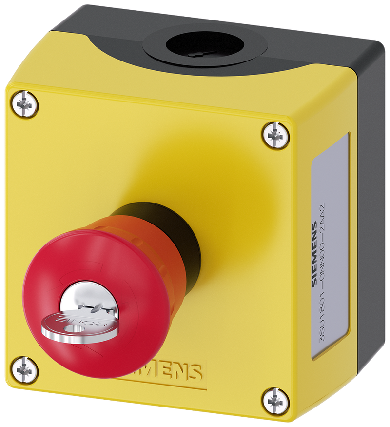 SIEMENS 3SU1801-0NN00-2AA2 Enclosure for command devices, 22 mm, round