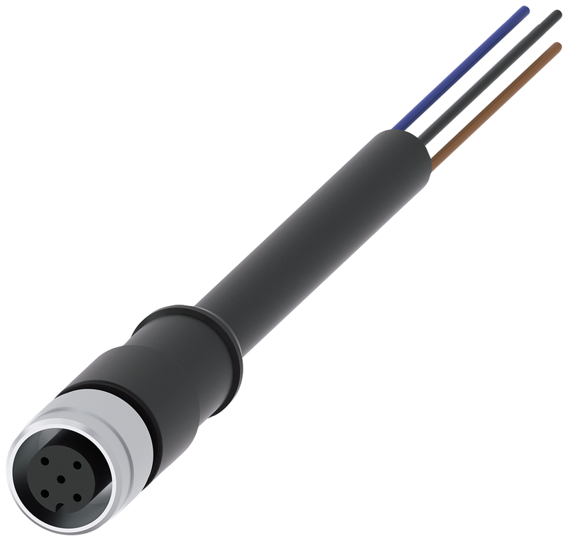 SIEMENS 3SX5601-3SB55 Connection cable with M12 socket 5-pole, 3SE51/52 with M12 connector 5-pole