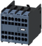 SIEMENS 3RH2911-2XA11-0MA0 auxiliary switch, on the front, 1 NO + 1 NC, 51/52, 63/64, --/--, --/--, current path: 1 NC, 1 NO, --, --, spring-loaded terminal, for contactors 3...