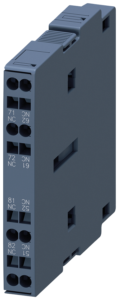 SIEMENS 3RH1921-2EE02 Auxiliary switch, solid-state compatible, EN50005 lateral, 2 NC, encapsulated S0-S12