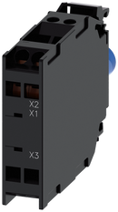 SIEMENS 3SU1401-1BB24-3AA0 Traffic light LED module with integrated LED, 24 V DC, red-yellow-green, spring-loaded terminals