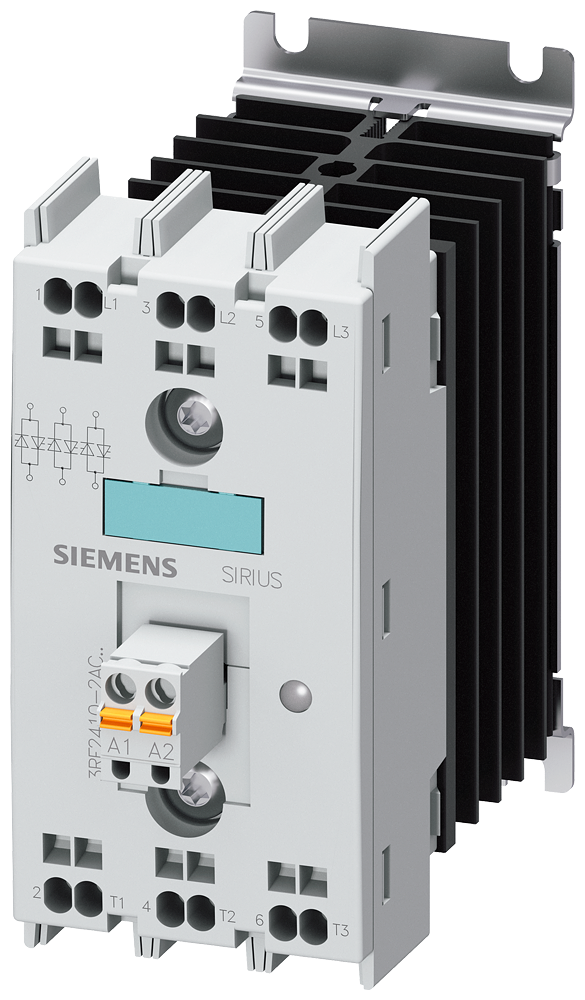 SIEMENS 3RF2410-2AC45 Solid-state contactor 3RF2, 3-ph. AC51 10 A 48-600 V/4-30 V DC 3-phase controlled