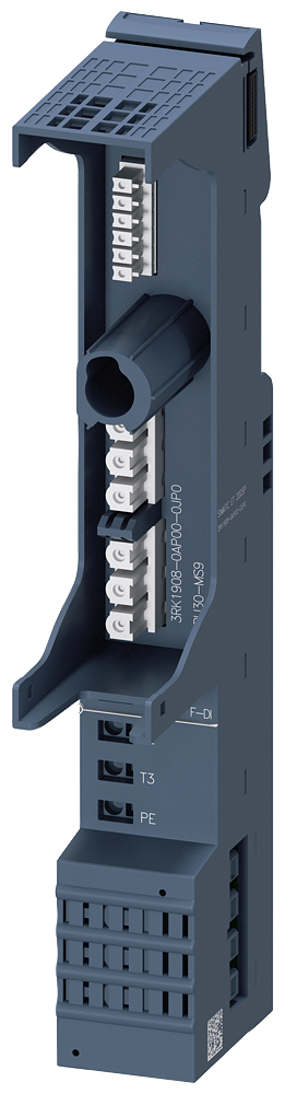 SIEMENS 3RK1908-0AP00-0JP0 BaseUnit ET 200SP with F-DI forwarding for motor starter without infeed
