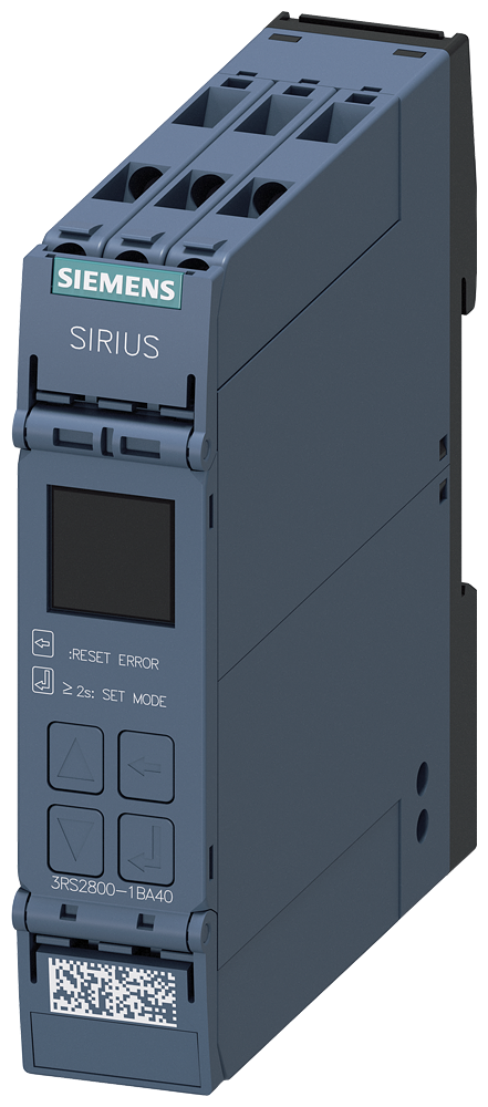 SIEMENS 3RS2800-1BA40 Temperature relay, universal, display, IO-Link, 2 CO, screw terminal