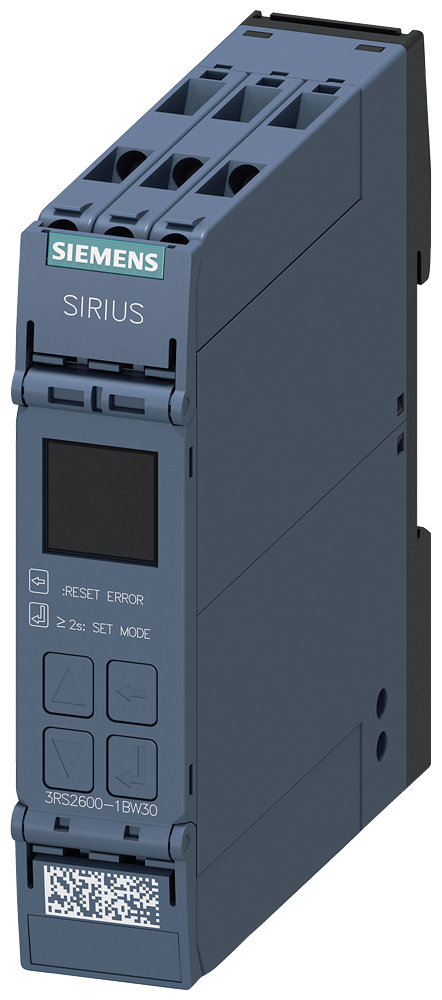 SIEMENS 3RS2600-1BW30 Temperature relay, universal, display, 24-240 V AC/DC, 2 CO, screw terminal
