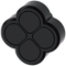 SIEMENS 3SU1000-3FB11-0AA0 Quadruple pushbutton, 22 mm, round, plastic, black, pushbuttons, flat