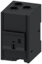 SIEMENS 3UF71021AA000 Current measuring module set current 10...100 A width 55 mm straight-through transformer