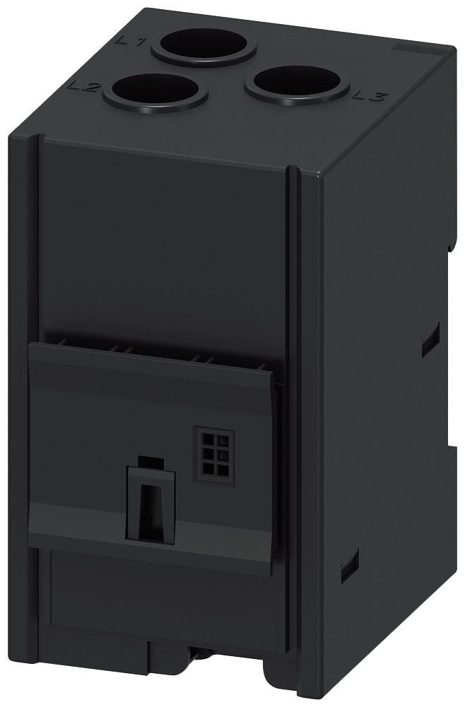 SIEMENS 3UF71021AA000 Current measuring module set current 10...100 A width 55 mm straight-through transformer