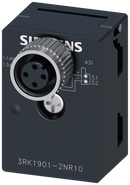 SIEMENS 3RK1901-2NR10 AS-Interface M12 branch U_ASI without Uaux, with M12 socket IP67/68/69K, max. 4 A