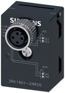 SIEMENS 3RK1901-2NR20 AS-Interface M12 branch U_ASI and Uaux, with M12 socket IP67/68/69K, max. 4 A