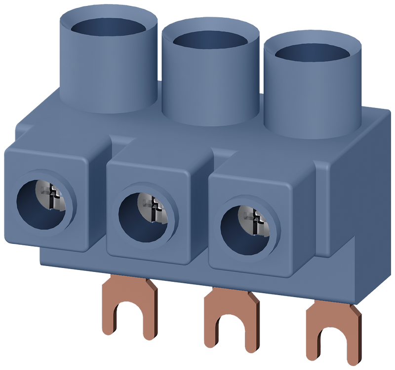 SIEMENS 3RV2925-5EB 3-phase feed-in terminal, for 3-phase busbars