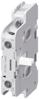 SIEMENS 3TY7561-1AA00 Auxiliary switch for Sz. 2-14 1st auxiliary switch left or right