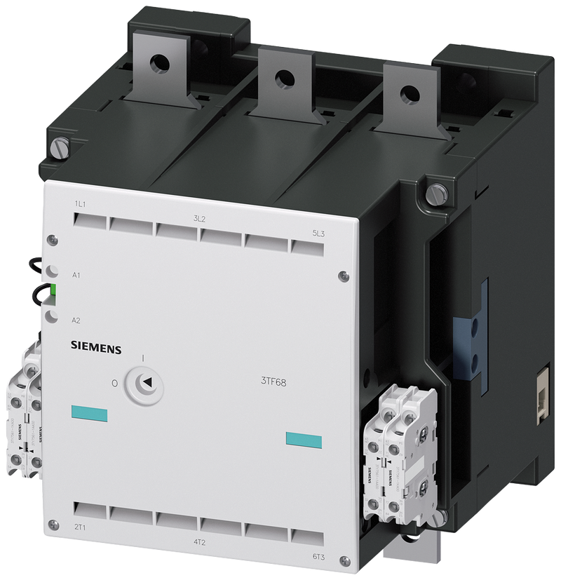 SIEMENS 3TF6844-0CM7 Contactor size 14, 3-pole, AC-3, 335 kW, 400/380 V (690 V) (4 NO + 4 NC)