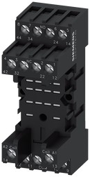 SIEMENS LZS:PT78740 Base for relay with 4 change-over contacts
