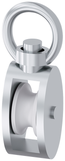 Siemens 3SE7921-1AC Rope roller, rotatable, 4 mm, made of die-cast zinc and polyamide