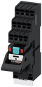 SIEMENS LZS:PT5D5S15 Plug-in relay complete unit 115 V AC, 4 change-over contacts LED module red base