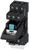 SIEMENS LZS:PT3A5L24 Plug-in relay complete unit 24 V DC, 3 change-over contacts LED module red standard plug-in base